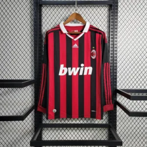 AC Milan 09/10 Long Sleeve Home Shirt