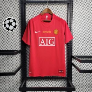 Man United 07/08 Home Shirt - UCL Final
